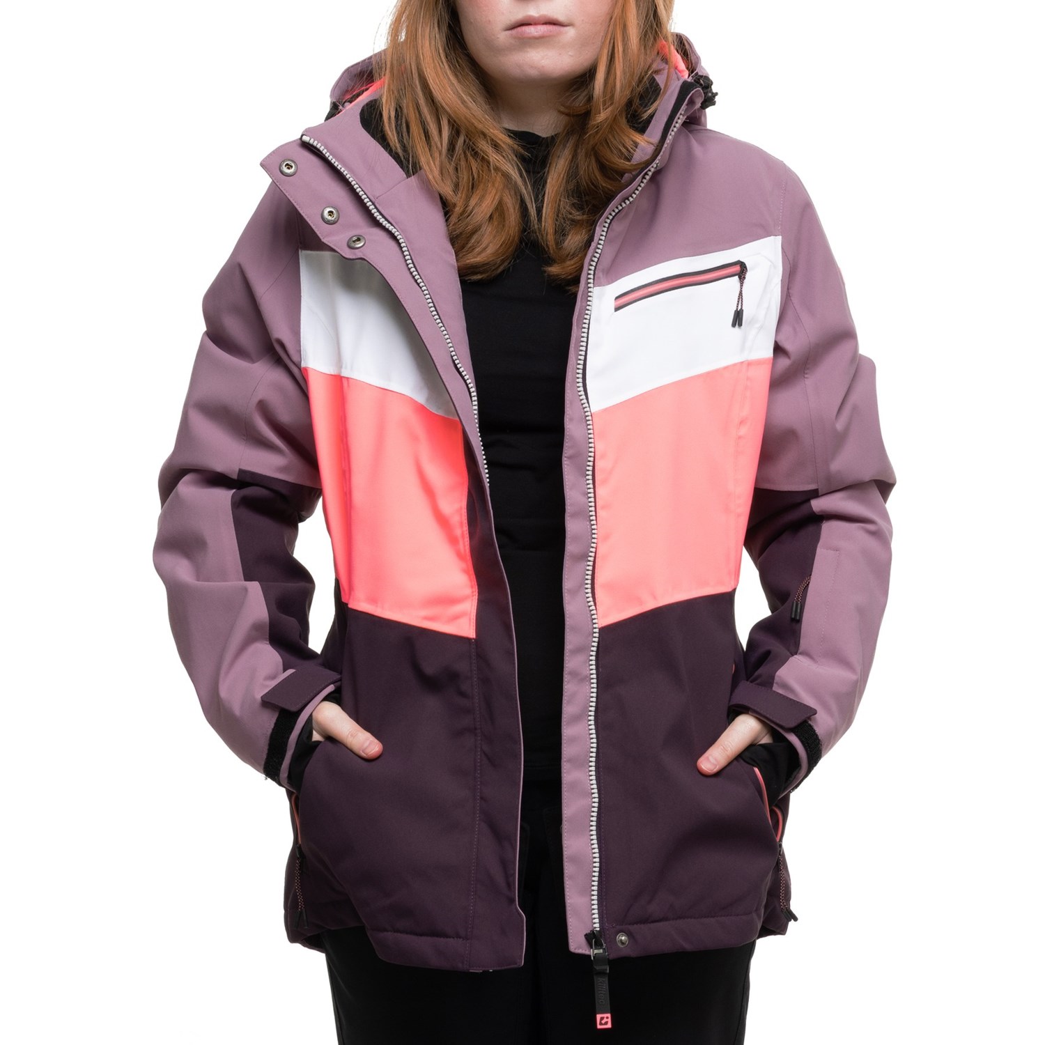 (取寄) キルテック レディース スキー ジャケット - ウォータープルーフ, インサレーテッド Killtec women Ski Jacket - Waterproof, Insulated Plum