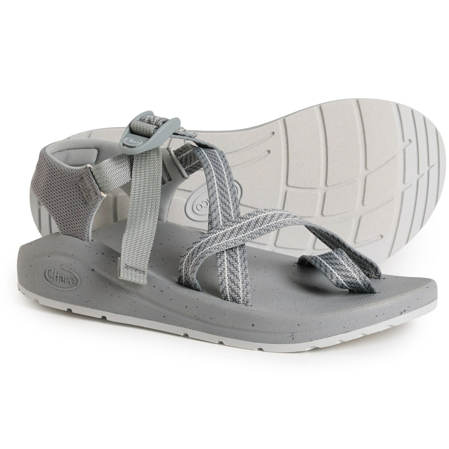 (取寄) チャコ メンズ チャコ トゥ-ループ スポーツ サンダル Chaco men CushZ Toe-Loop Sport Sandals (For Men) Frond Cement Gray