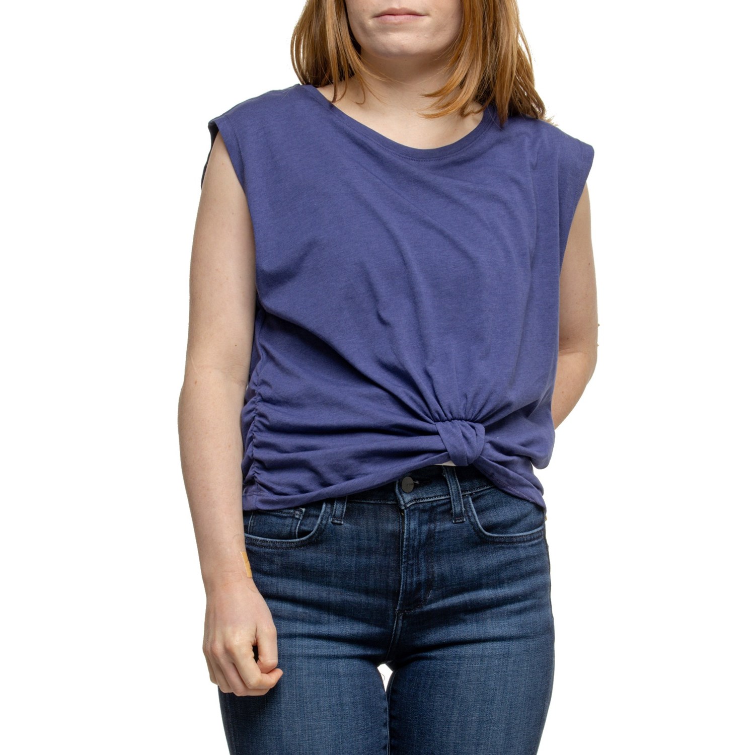 (取寄) テンツリー レディース テンツリー シートン T-シャツ - スリーブレス tentree women Seton T-Shirt - Sleeveless Indigo Tide