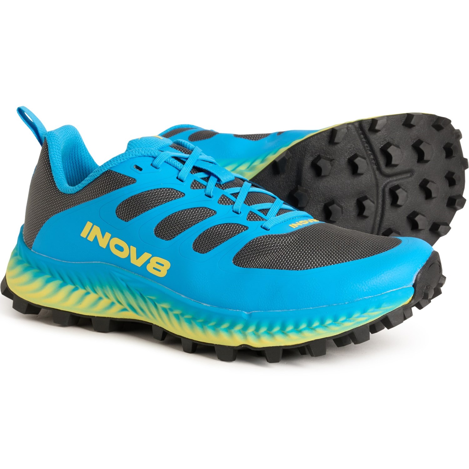 Shoes - (取寄) イノヴェイト メンズ イノヴェイト マッドタロン トレイル ランニング シューズ Inov-8 men Mudtalon Trail Running Shoes (For Men) Darkgrey_Blue_Yellow