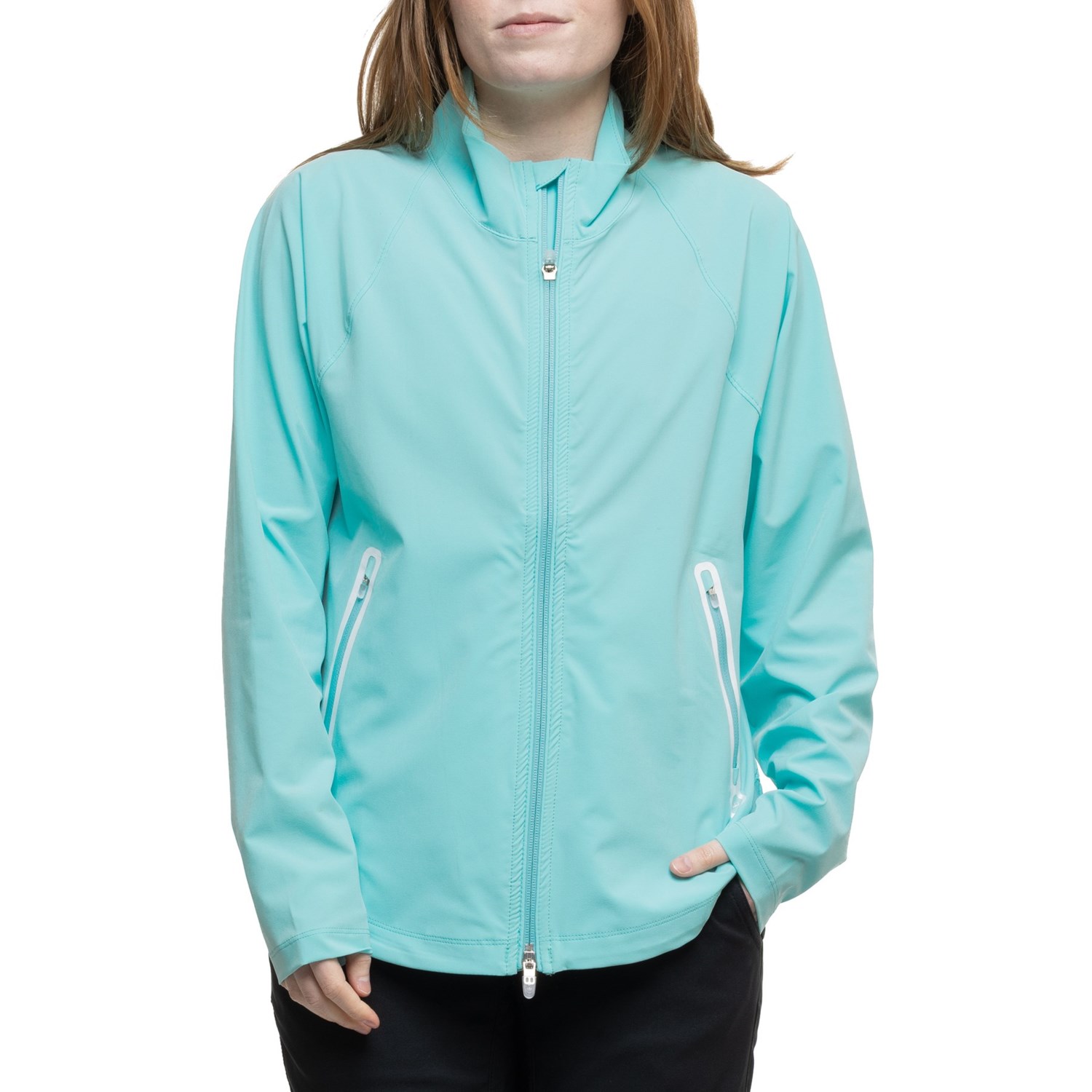 (取寄) ピーター ミラー レディース ピーター ミラー ジェームソン ライトウェイト フル-ジップ ジャケット Peter Millar women Jameson Lightweight Full-Zip Jacket Morning Dew