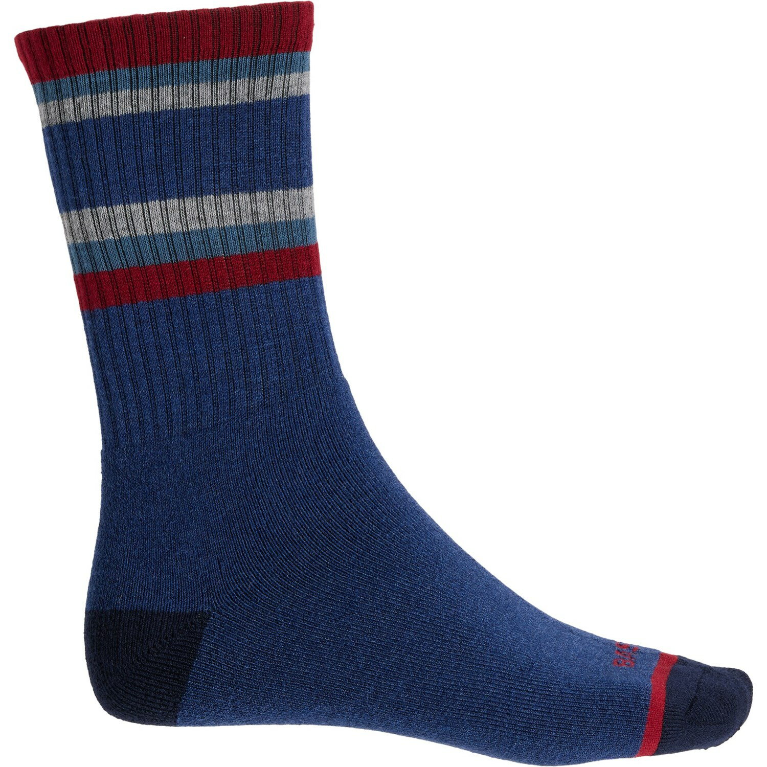 (取寄) バスアウトドア メンズ バス アウトドア ハイキング ソックス - メリノ ウール, クルー Bass Outdoor men Hiking Socks - Merino Wool, Crew (For Men) Navy