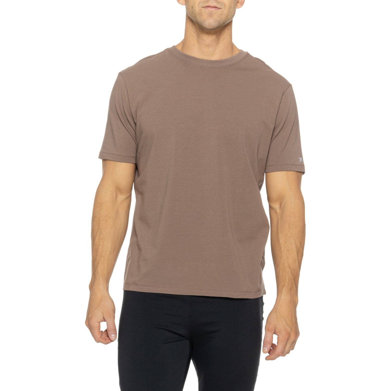 (取寄) メンズ ケネス コール アクティブ テック T-シャツ - Upf 50以上, ショート スリーブ Kenneth Cole Active men Tech T-Shirt - UPF 50 , Short Sleeve Russet Brown
