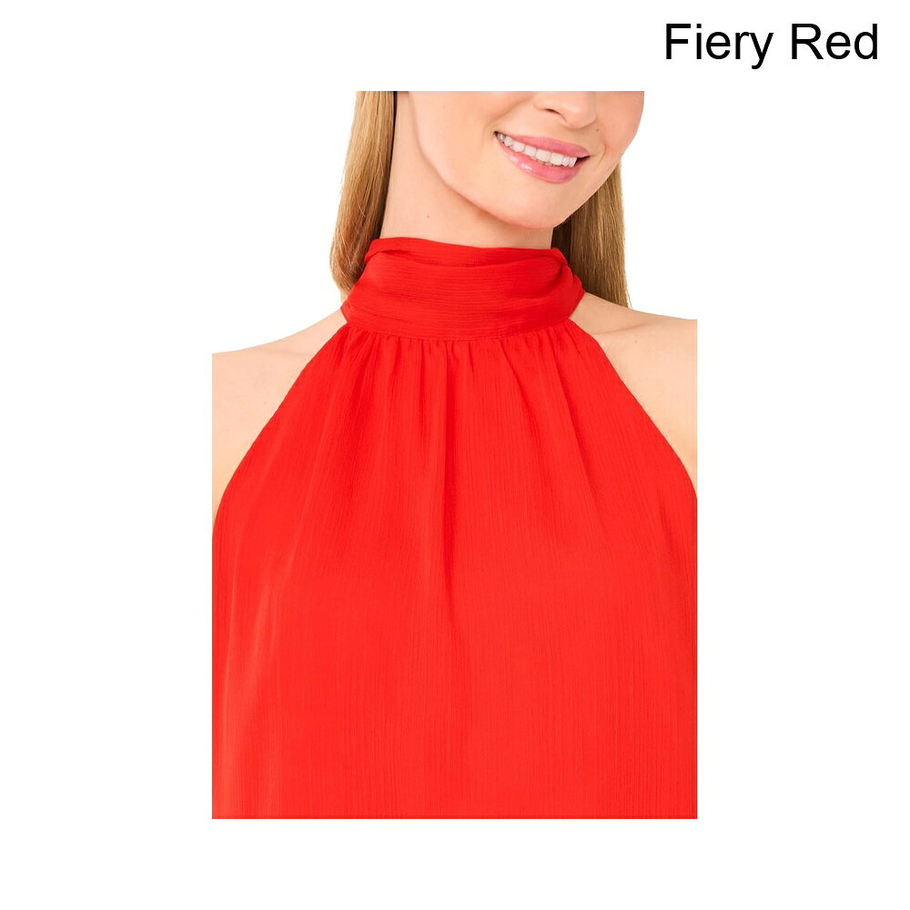 (取寄) セセ ノースリーブハルタートップバックボウ cece Sleeveless Halter Top W...