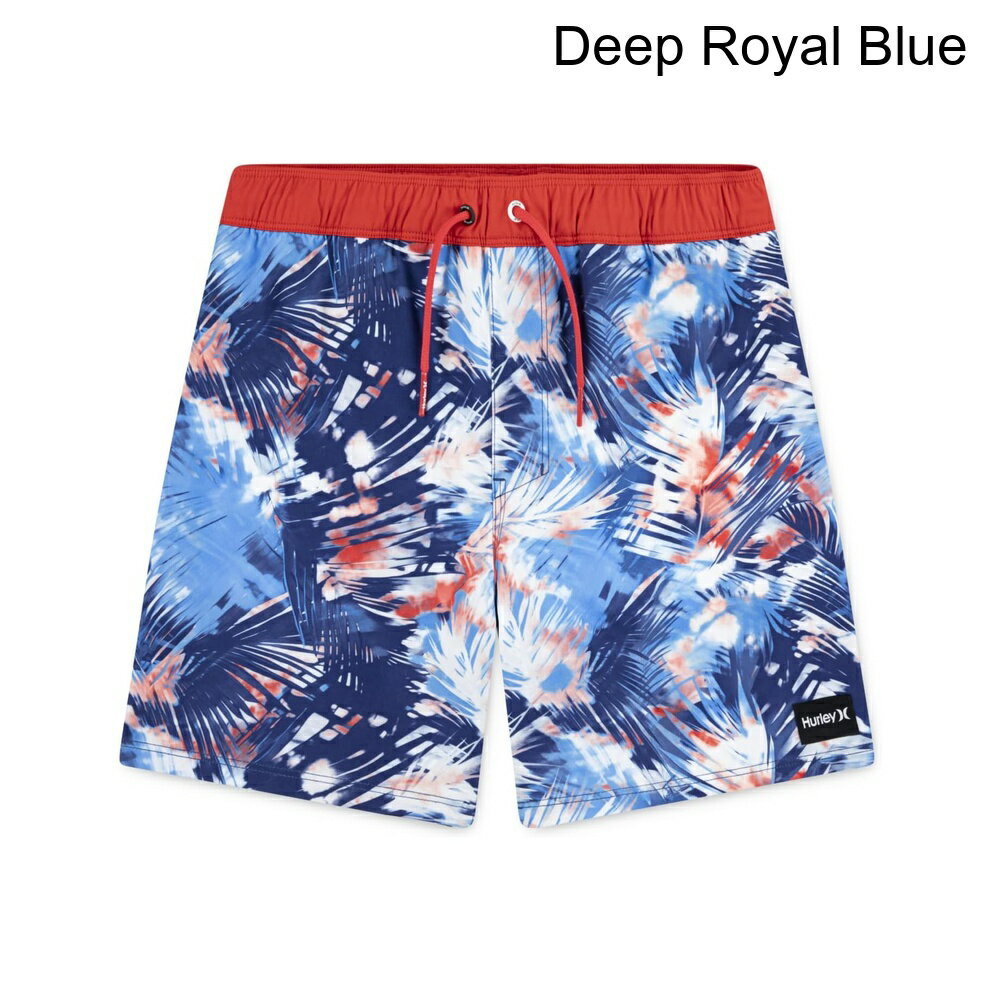 (取寄) ハーレー ディストーテッドパームプルオン水着トランク（リトルキッド） hurley Distorted Palm Pull On Swim Trunk (Little Kid)