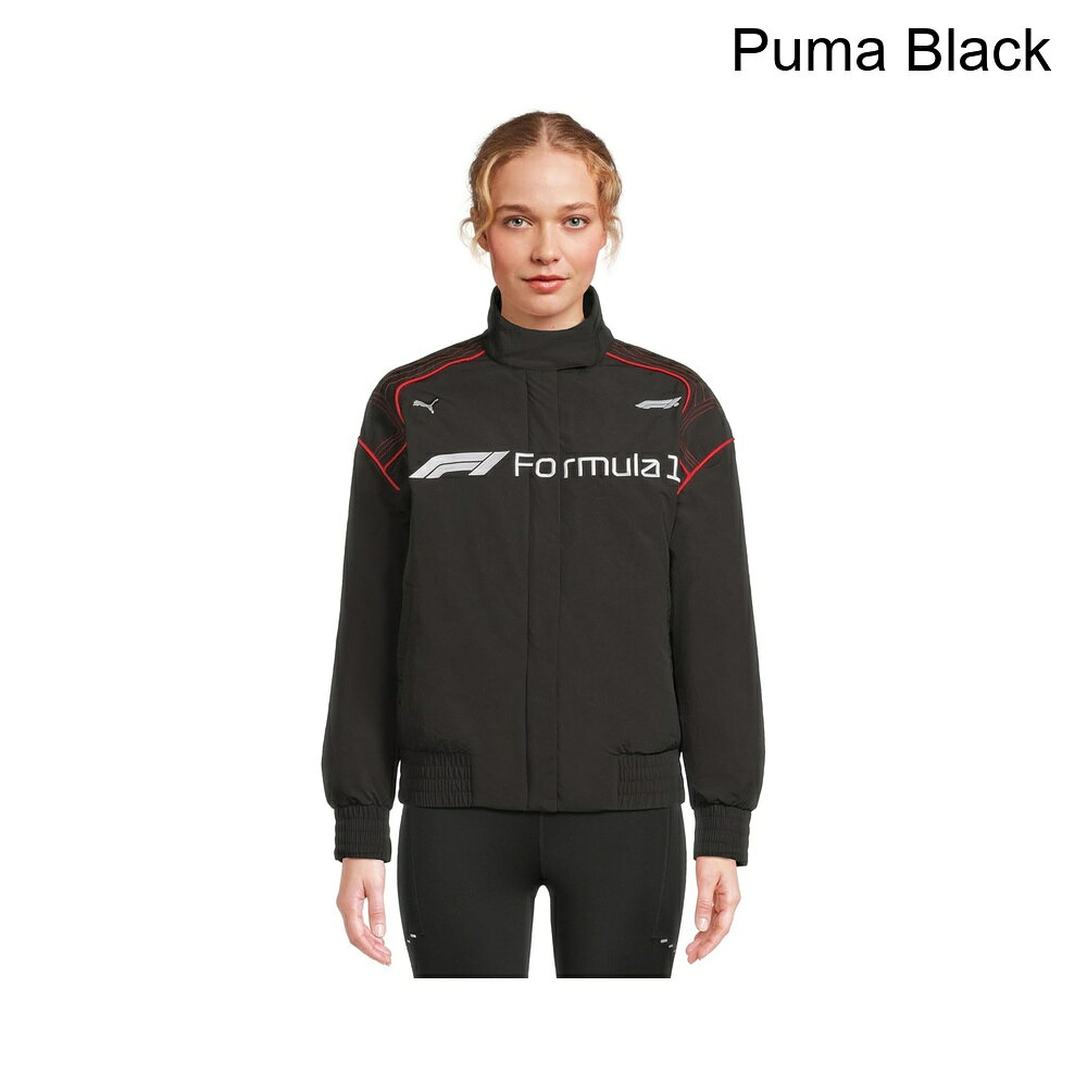 ■商品詳細■特徴 1PUMA® フォーミュラ 1® ライフスタイル レーシング ジャケットは、スタイルとパフォーマンスの究極の融合であり、フォーミュラ 1 のハイオクタン精神を反映するように作られています。このスリークなジャケットは、洗練されたデザインと大胆なレーシングインスパイアのディテールを特徴としています。このジャケットは、スリークでモダンな外観を提供する隠れたボタン付きの前閉じと、便利な収納ソリューションのための2つのサイドポケットを備えています。■特徴 2リラックスフィット：快適で制約のないフィット感があり、自由な動きを可能にします。■特徴 3モックネック、長袖、ストレートヘム。■特徴 4FOREVER BETTER：PUMAは常に昨日よりも良くなることを目指しています。FOREVER BETTERは、環境への影響を減らし、持続可能な未来に向けて共に働くことへの私たちのコミットメントです。この衣服は、少なくとも20%のリサイクル素材で作られています。■特徴 5100% ナイロン。■特徴 6洗濯機で洗えます。■特徴 7輸入品。■備考(取寄) プーマ フォーミュラ1ライフスタイルレーシングジャケット puma Formula 1 Lifestyle Racing JacketPUMA プーマ スポブラ スポーツブラ レディース スポーツ フィットネス ジム ランニング ジョギング ウェア 女性 インナー ブラsix_10018377