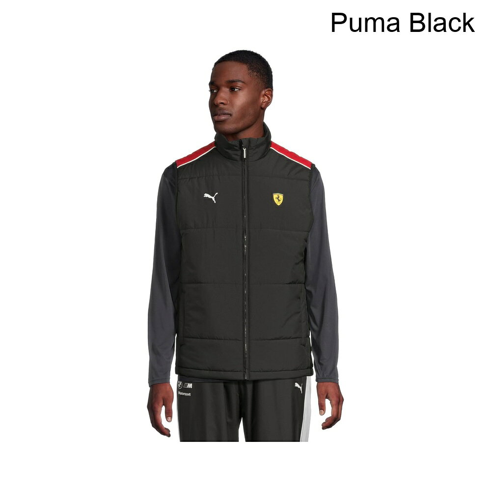 ■商品詳細■特徴 1この独占的なベストでレースへの情熱を示しましょう。PUMA®のアスレチックスタイルとスクーデリア・フェラーリの威厳を融合させています。スタイリッシュな立ち襟が現代的でファッショナブルなタッチを加え、全体的な美的魅力を高めています。また、両サイドのシームポケットは、必需品を安全に保ち、手の届くところに置くのに最適です。■特徴 2レギュラーフィット：この衣服は、きつすぎず、ゆるすぎないクラシックなフィットを提供します。■特徴 3標準の長さ。■特徴 4100% ポリエステル。■特徴 5洗濯機で洗えます。■特徴 6輸入品です。■備考(取寄) プーマ スクーデリア・フェラーリMt7パデッドベスト puma Scuderia Ferrari Mt7 Padded VestPUMA プーマ サンダル メンズ シャワーサンダル スポーツサンダル ブランド カジュアル ファッション 大きいサイズ スポーツsix_10018397