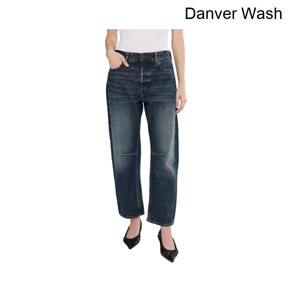 (取寄) メイドウェル ダーテッドバレルレッグジーンズインダンバーワッシュ madewell Darted Barrel Leg Jeans in Danver Wash
