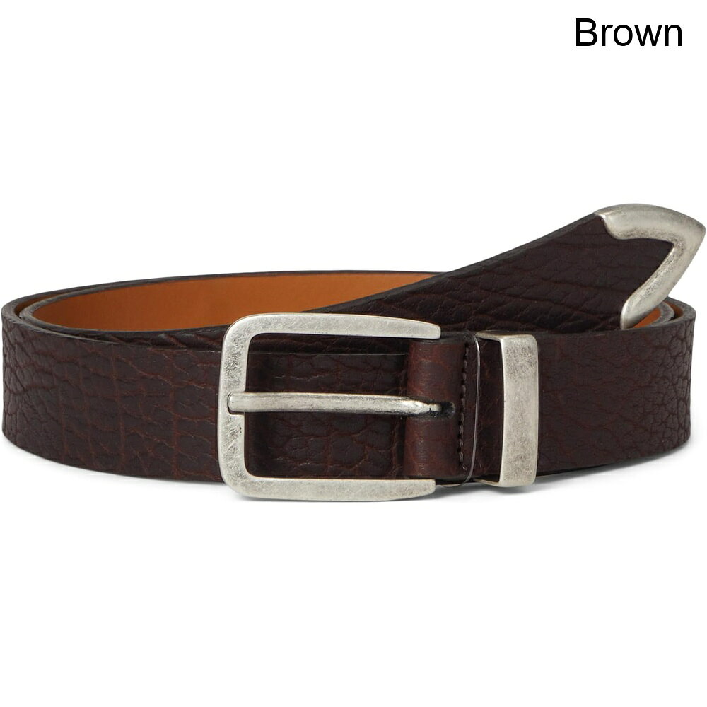 (取寄) ジョンストン&マーフィー ディストレストティップベルト johnston & murphy Distressed Tipped Belt
