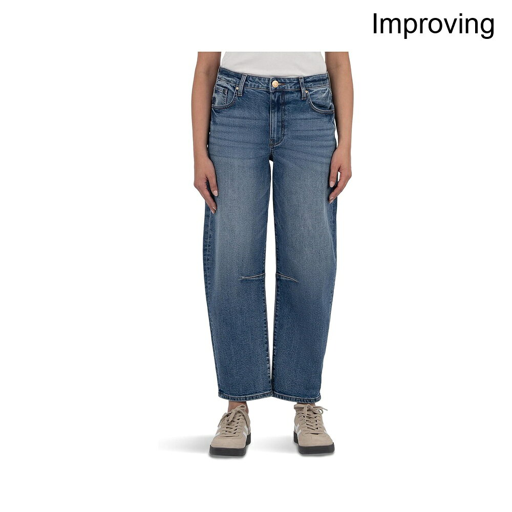 ■商品詳細■特徴 1わずかなバレルシルエットが現代的で effortless cool な雰囲気を醸し出し、ハイライズフィットのヴィンテージ風ストレッチデニムで作られています。ボタンフロントとジップフライの留め具、ベルトループウエスト、クラシックな5ポケットデザインが特徴です。■特徴 2金属ハードウェアを使用したコントラストのあるトップステッチ。■特徴 3ハイライズ。■特徴 4レギュラーフィット。■特徴 599% コットン、1% スパンデックス。■特徴 6洗濯機で洗えます。■特徴 7輸入品。■特徴 8製品の寸法はサイズ2P、股下25インチを使用して測定されました。サイズによって寸法が異なる場合がありますのでご注意ください。■特徴 9寸法: 股下: 25インチ■備考(取寄) カット フロム ザ クロス プチアシュリー ハイライズ スラウチーバレル ストレートレッグ kut from the kloth Petite Ashley High Rise Slouchy Barrel Straight Legレディース ショーツ パンティ 下着 パンツ ファッション 女性 かわいい 大きいサイズ ビックサイズsix_10023587