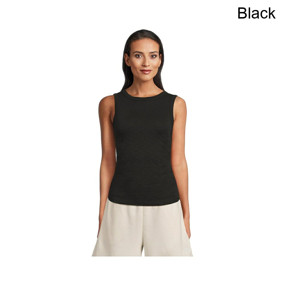 (取寄) リラ・ピー リブスラブサイドプリーツタンク lilla p Rib Slub Side Pleat Tank
