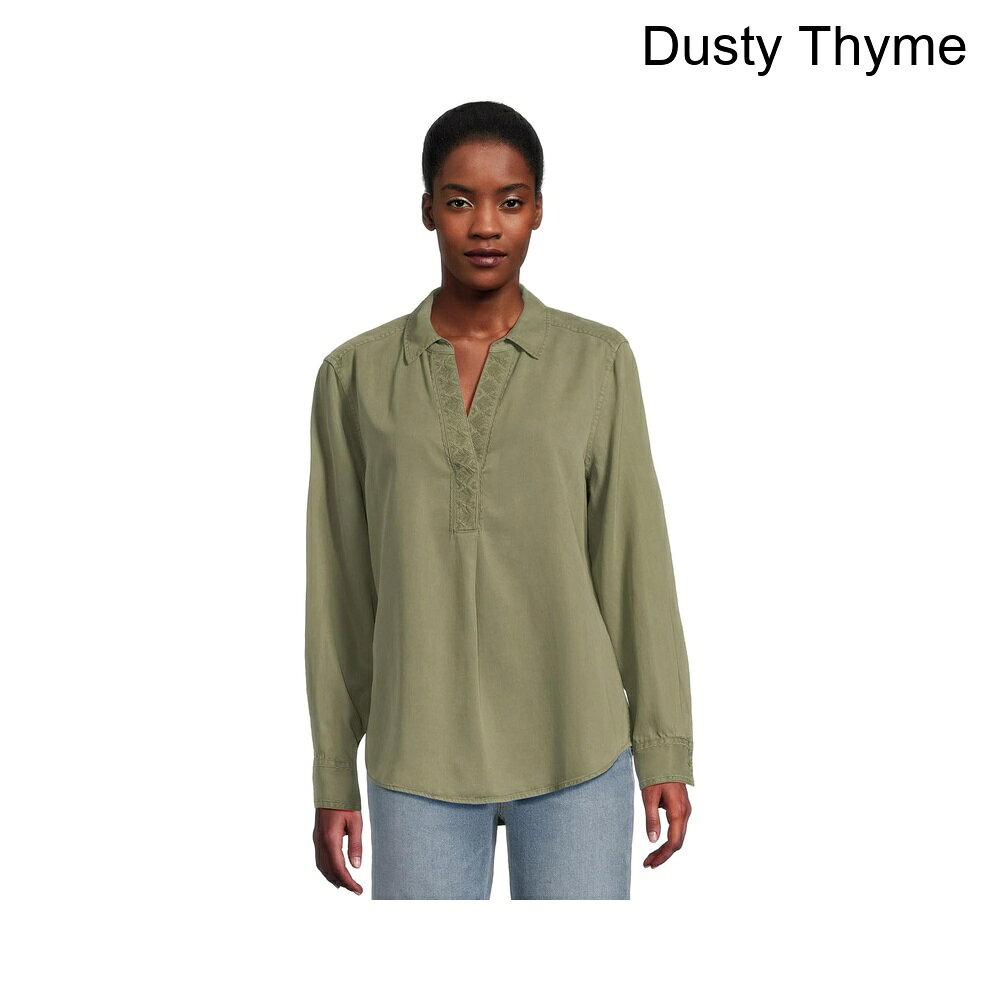 (取寄) トミー・バハマ サンウォッシュドツイル刺繍ポップオーバー tommy bahama Sunwashed Twill Embroidered Popover