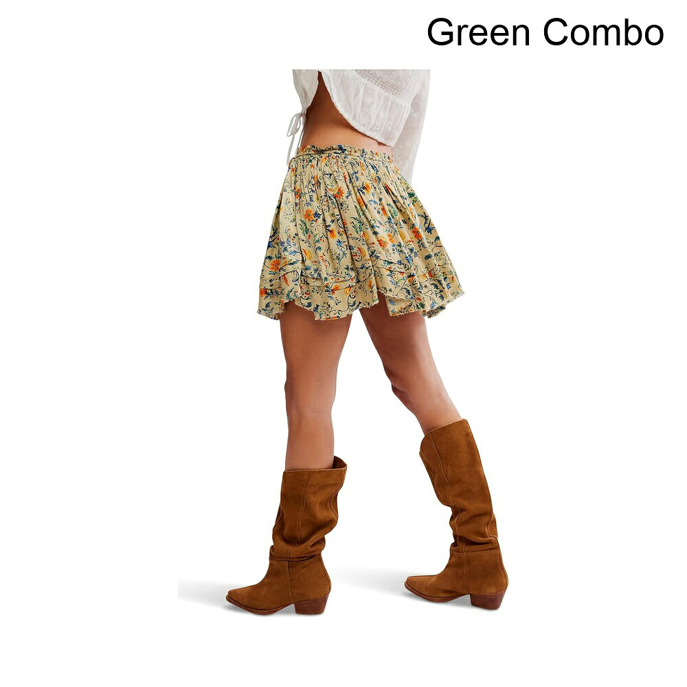 (取寄) フリーピープル ワンスリーチャームプリントミニスカート free people One ...