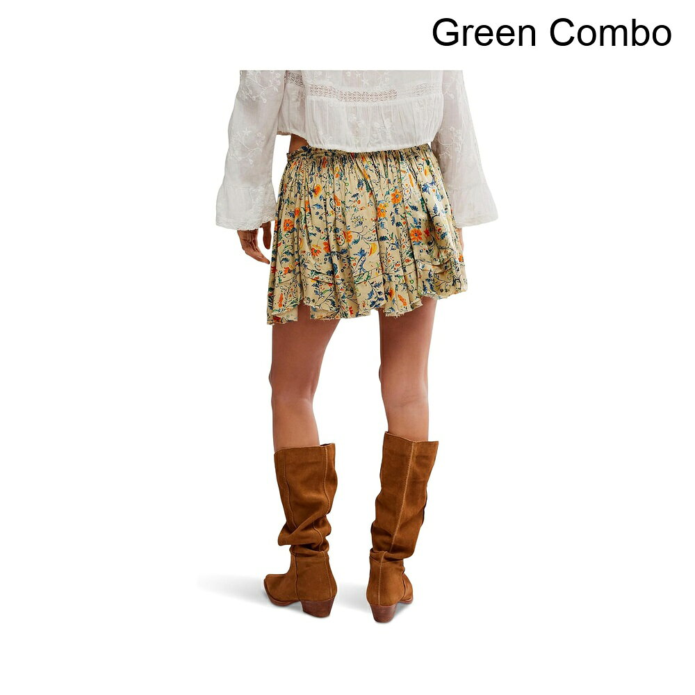 (取寄) フリーピープル ワンスリーチャームプリントミニスカート free people One ...