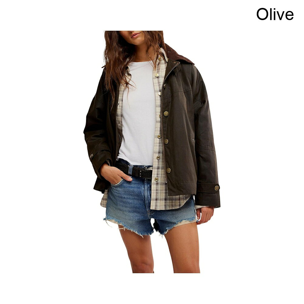 ■商品詳細■特徴 1Free People? We The Free コリ ワックス ジャケットでアウターウェアコレクションをレベルアップしましょう。この超クールなジャケットは、ユーティリティにインスパイアされたシルエットとワックスコットン製で、定義された襟と全体に施された縫い目が特徴で、どんな 'フィット' にも追加できる最も多用途でヴィンテージ風の仕上げを提供します。クラシックな襟、ジッパー＆ボタンフロントの留め具、袖口にタブのある長袖、サイドポケット、完全に裏地のある内側が付いています。■特徴 2リラックスしたオーバーサイズデザイン。■特徴 3素材：本体：100% コットン；コントラストと裏地：100% ポリエステル。■特徴 4洗濯機で洗えます。■特徴 5輸入品。■備考(取寄) フリーピープル ウィーザフリーコリワックスジャケット free people We The Free Cori Waxed Jacketジャケット釣り フライ フィッシング 防水アウトドア ブランド 釣りsix_10034126