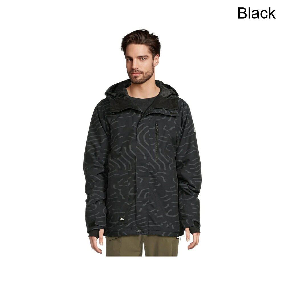 (取寄) クイックシルバー ミッションプリンテッドスノージャケット quiksilver Mission Printed Snow Jacket