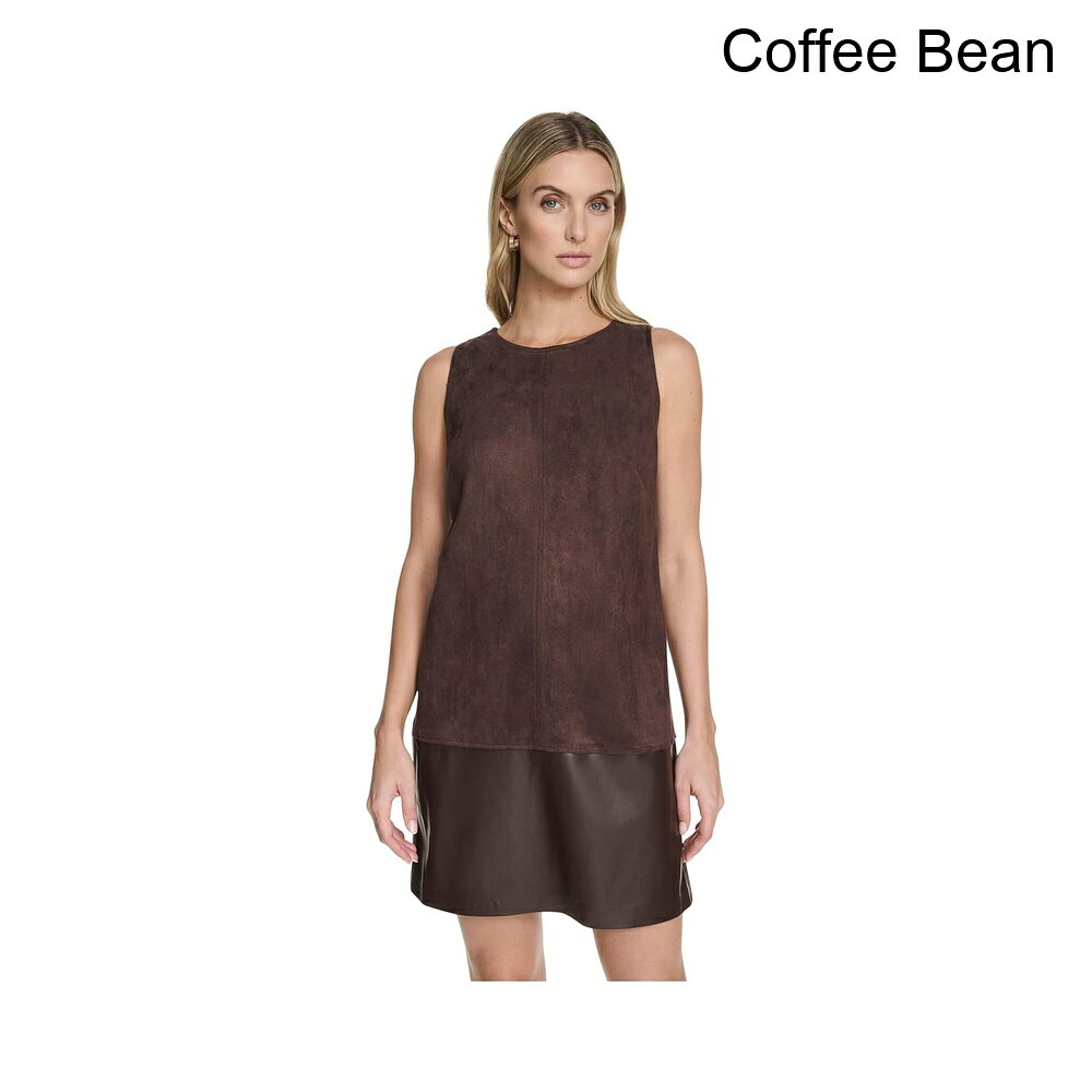 (取寄) カルバン・クライン スリーブレススエードシフト calvin klein Sleevless Suede Shift