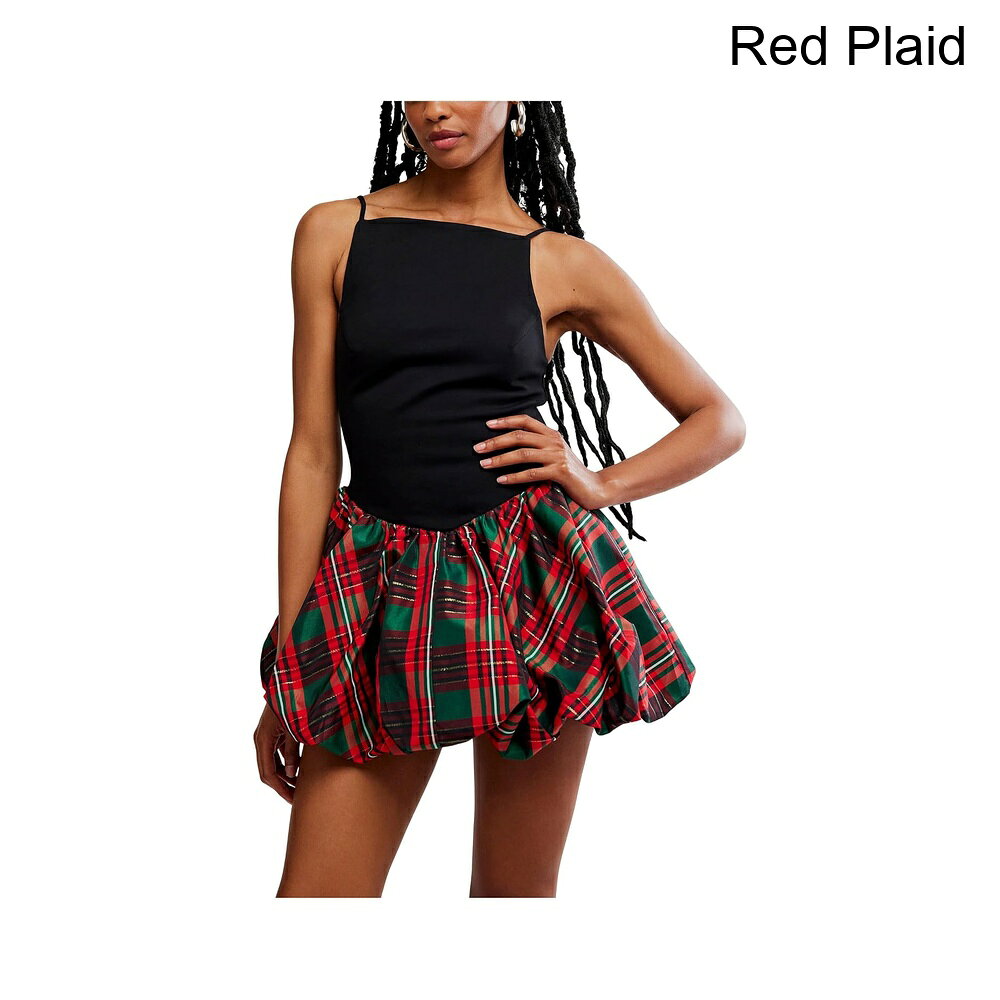 (取寄) フリーピープル ティンセルキスチェックミニ free people Tinsel Kiss Plaid Mini