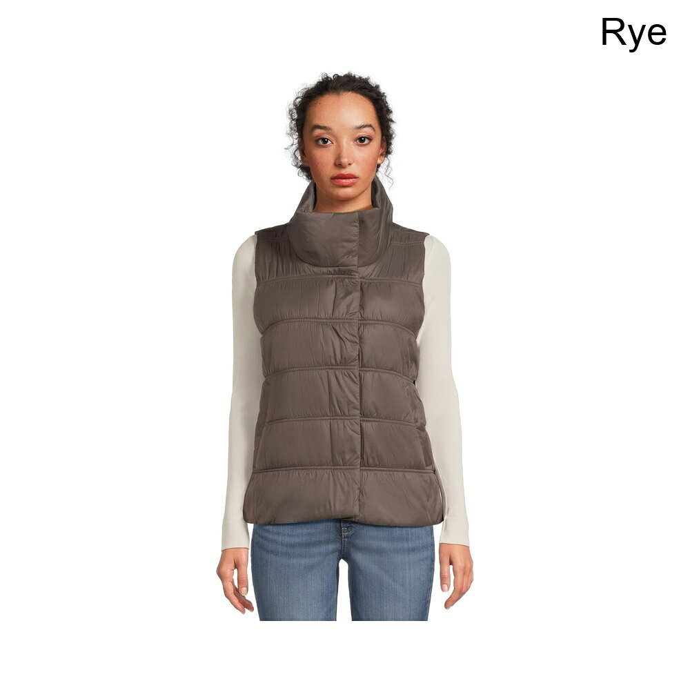 (取寄) イーリー・フィッシャー エッグシェルハイカラー ベスト eileen fisher Eggshell High Collar Vest