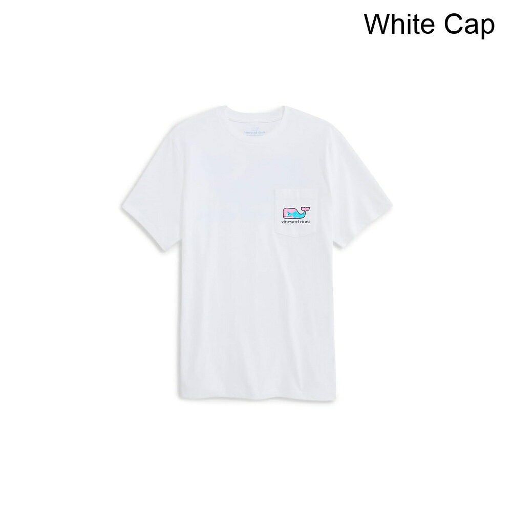 (取寄) ヴィンヤード・ヴァインズ リプルドフィッシュクジラフィルショートスリーブTシャツ vineyard vines Rippled Fish Whale Fill Short Sleeve Tee