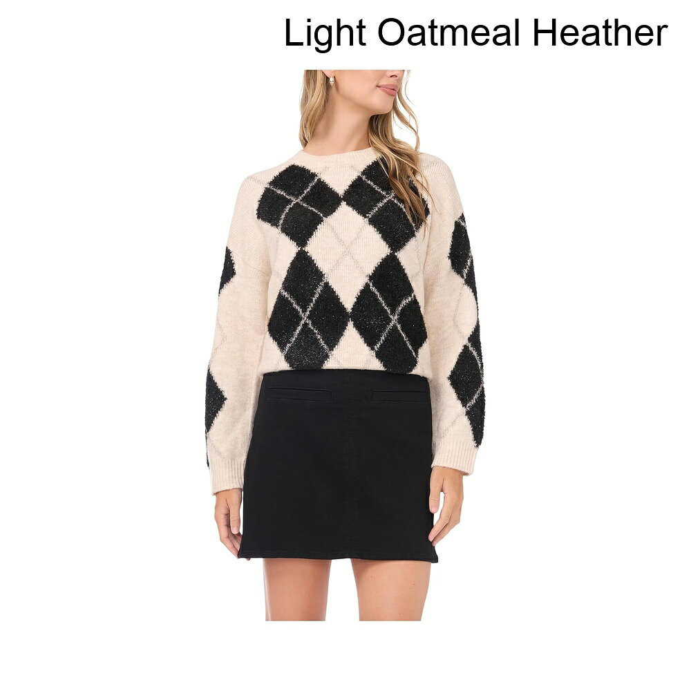 (取寄) ヴィンス・カムート アーガイルクルーネック vince camuto Argyle Crew Neck