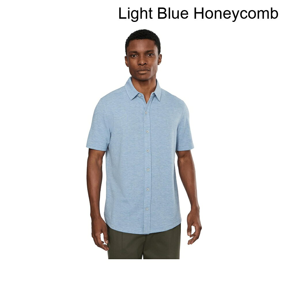 (取寄) ジョンストン&マーフィー ベネットショートスリーブニットシャツ johnston & murphy Bennett Short-sleeve Knit Shirt