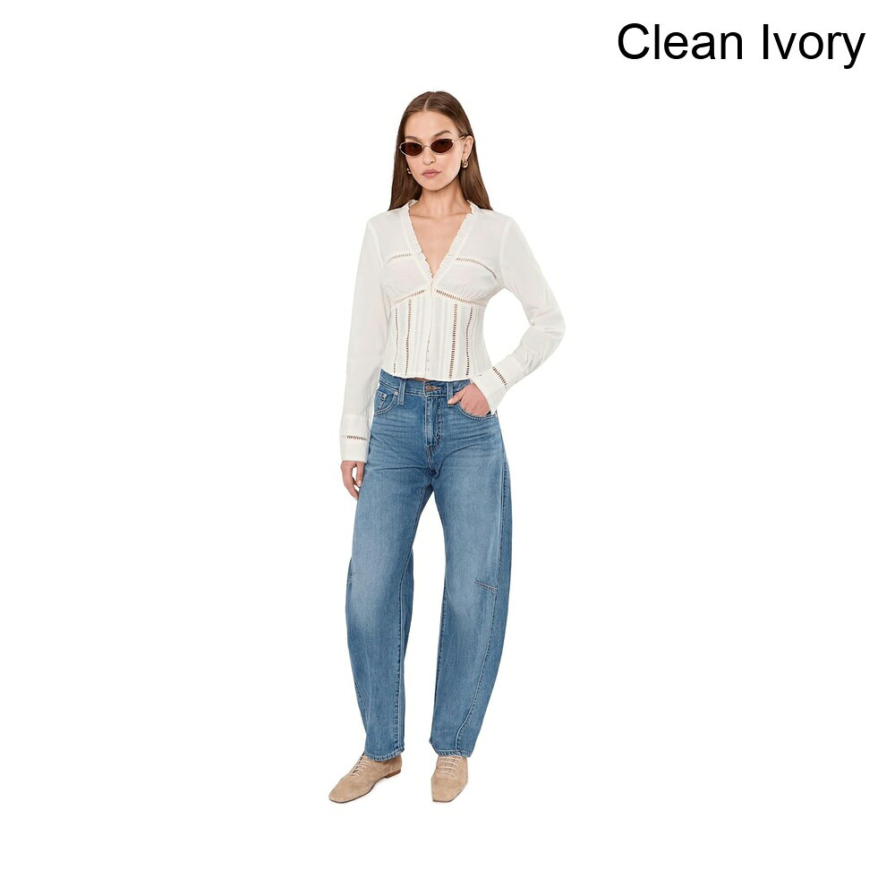 ジェットラグ楽天市場店の(取寄) フリーピープル フランキーコルセットロングスリーブトップ free people Frankie Corset Long Sleeve Top｜アングル2