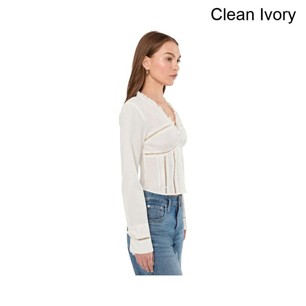 ジェットラグ楽天市場店の(取寄) フリーピープル フランキーコルセットロングスリーブトップ free people Frankie Corset Long Sleeve Top｜アングル3