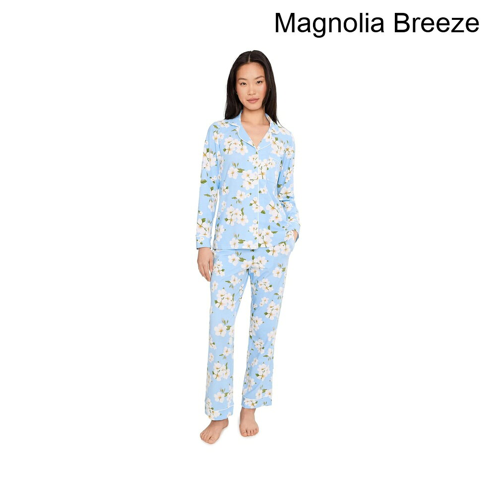 ■商品詳細■特徴 1このBedhead? PJs Petiteロングスリーブクラシックコットンニットパジャマセットは、贅沢な柔らかいジャージー素材で作られており、伸縮性を少し加え、年間を通じて通気性のある快適さを提供します。手描きのマグノリアプリントが柔らかな背景に美しく咲き、夜のルーチンに穏やかで居心地の良い魅力をもたらします。ノッチラペルカラー、ロングスリーブ、ボタンフロントクロージャーなどの思慮深いディテールが、洗練されたパジャマパーティーにぴったりのルックを加え、胸のパッチポケットが機能性を簡単に保ちます。簡単に着用できるようにデザインされたプルオンパジャマボトムは、伸縮性のあるウエストとスラントポケットを備えており、リラックスしたくつろぎと途切れない快適さを提供します。■特徴 293% コットン、7% エラスタン。■特徴 3洗濯機で洗えます。■特徴 4輸入品。■備考(取寄) ベッドヘッド プチロングスリーブクラシックコットンニットパジャマセット bedhead pjs Petite Long Sleeve Classic Cotton Knit Pajama Setレディース トップス ルームウェア ブランド ファッション 女性 かわいい 正規品 大きいサイズ ビックサイズsix_10052293