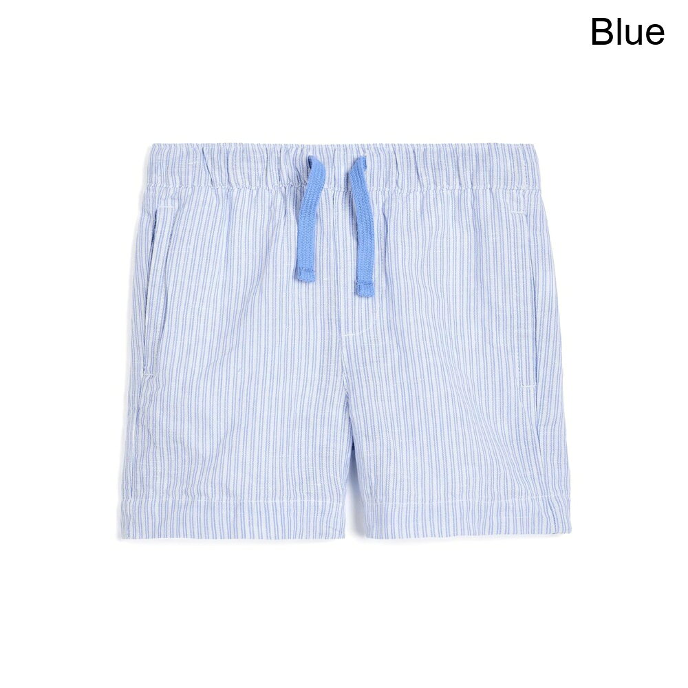 (取寄) ジャニーズ・アンド・ジャック ストライププルオンリネンショーツ（トドラー/リトルキッド/ビッグキッド） janie and jack Stripe Pull-On Linen Shorts (Toddler/Little Kid/Big Kid)