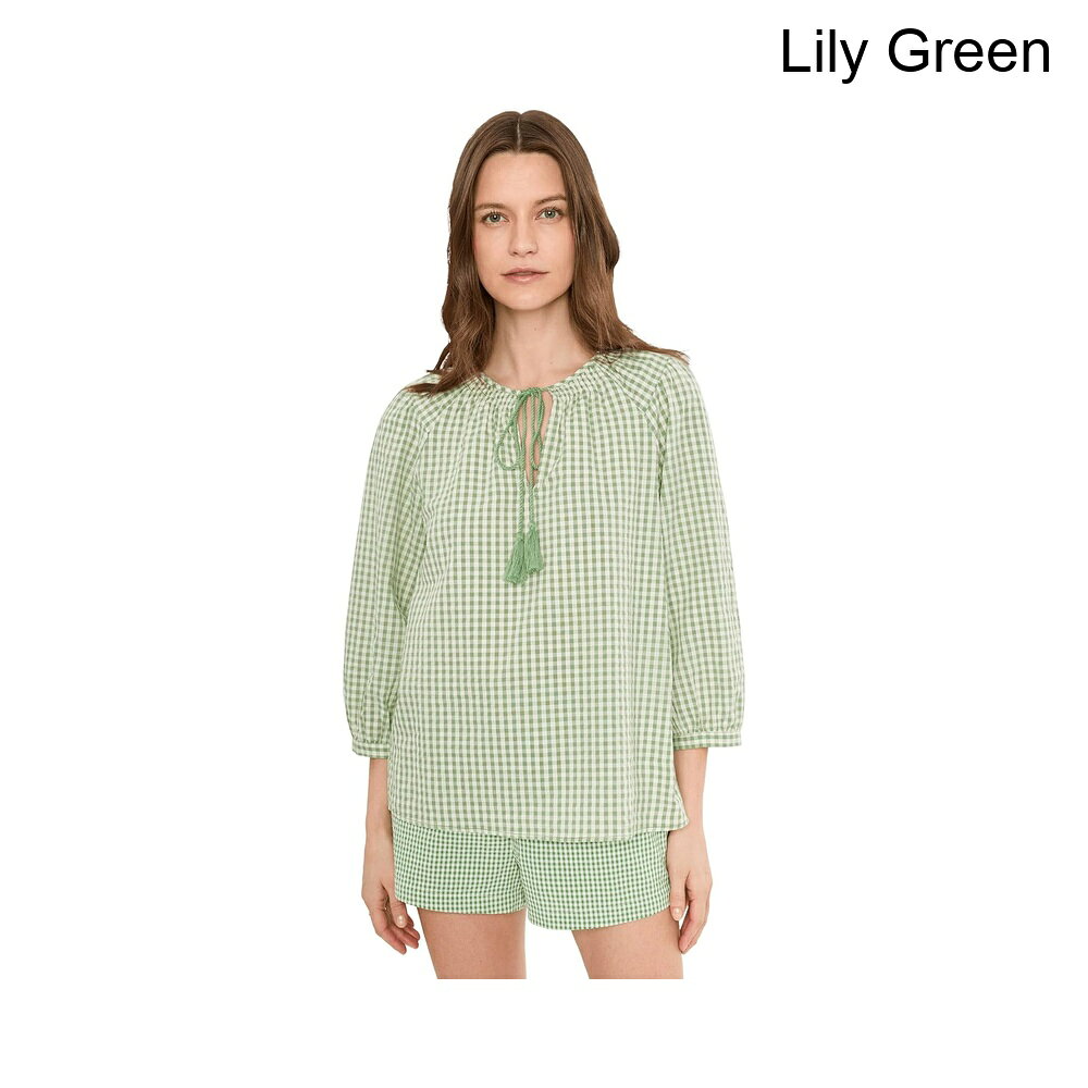 (取寄) ヴィンス・カムート タイネックペザントスリーブブラウス vince camuto Tie Neck Peasant Sleeve Blouse