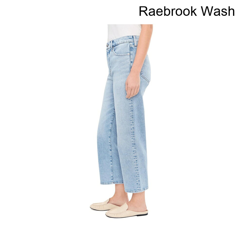 (取寄) メイドウェル ザ・パーフェクトヴィンテージワイドレッグクロップジーンズインレイブブルック madewell The Perfect Vintage Wide-Leg Crop Jean in Raebrook - 3