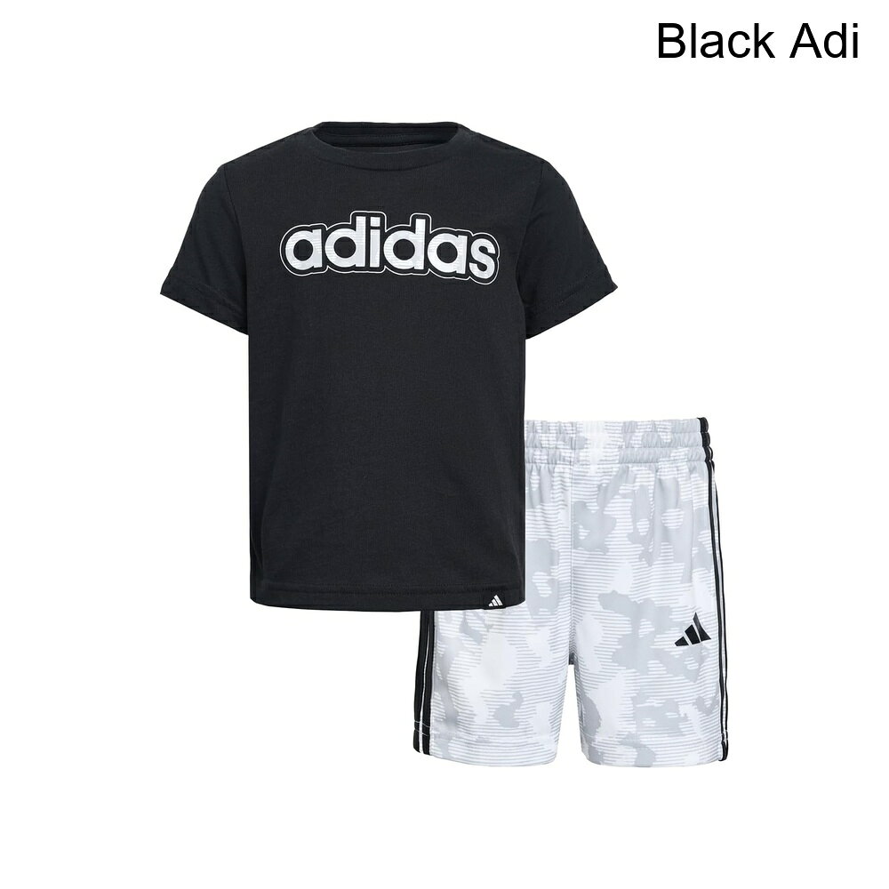 (取寄) アディダス オールオーバープリントカモショーツセット（インファント） adidas All Over Print Camo Shorts Set (Infant)