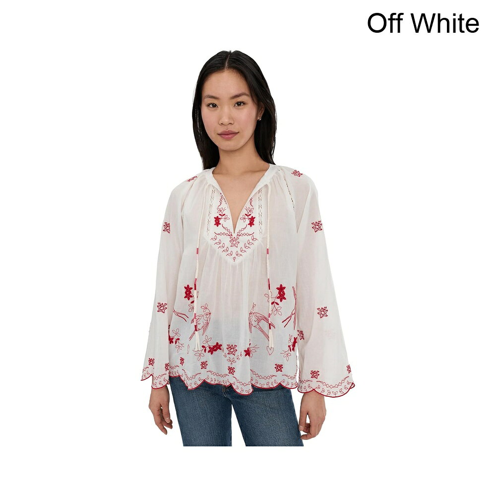 (取寄) ジョニー・ワズ ラネイスカロップブラウス johnny was Laney Scallop Blouse
