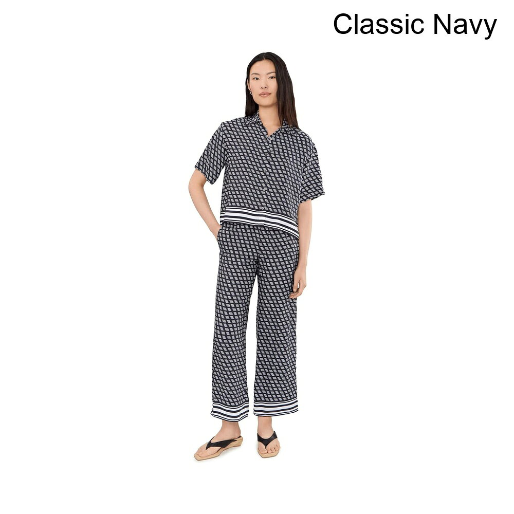(取寄) メイドウェル プリンテッドプルオン - サテンツイル madewell Printed Pull...