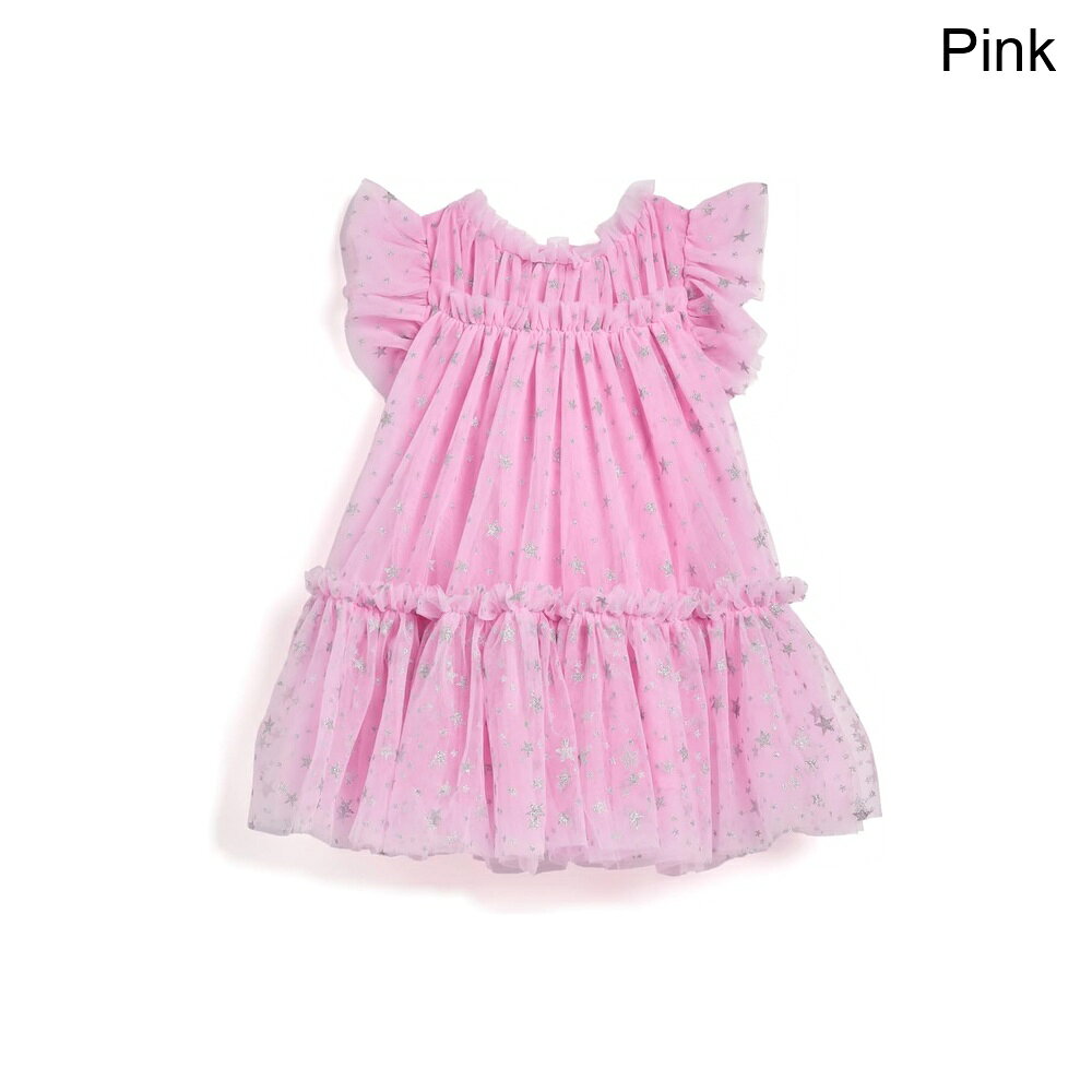 (取寄) ローラ・アンド・ザ・ボーイズ シマースターズチュールドレス（トドラー/リトルキッド） lola and the boys Shimmer Stars Tulle Dress (Toddler/Little Kid)