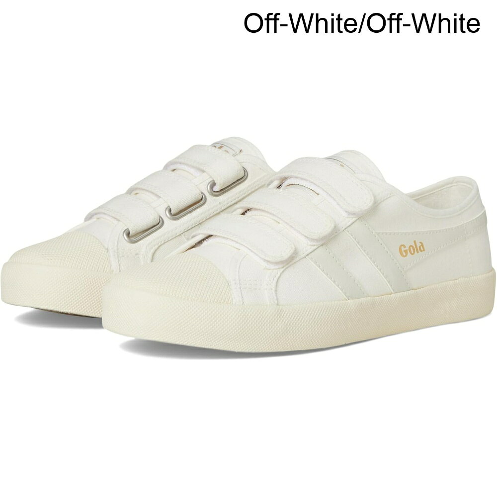 ■商品詳細■特徴 1Gola™ コースター ベルクロ スニーカーでレトロアスレジャーの雰囲気を完璧に仕上げましょう。■特徴 2軽量キャンバスアッパーのロートップスニーカー。■特徴 3ロゴ入りの特徴的なコントラストレザーのストライプディテール。■特徴 4カスタムフィットのための3つの調整可能なフック＆ループストラップ。■特徴 5テクスチャーキャップ付きのラウンドトゥ。■特徴 6パッド入りのタンとカラー。■特徴 7テキスタイルライニングとフットベッド。■特徴 8耐久性と柔軟性のあるフィット感のためのゴムアウトソール。■特徴 9輸入品。■特徴 10製品の測定はサイズ8、幅B - ミディアムを使用して行われました。サイズによって測定値が異なる場合がありますのでご注意ください。■特徴 11測定値: 重量: 0.255 kg■備考(取寄) ゴーラ コースターストラップ gola Coaster Strapレディース シューズ スニーカー スポーツ ブランド ランニング マラソン カジュアル ストリート 大きいサイズ ビックサイズsix_9112109