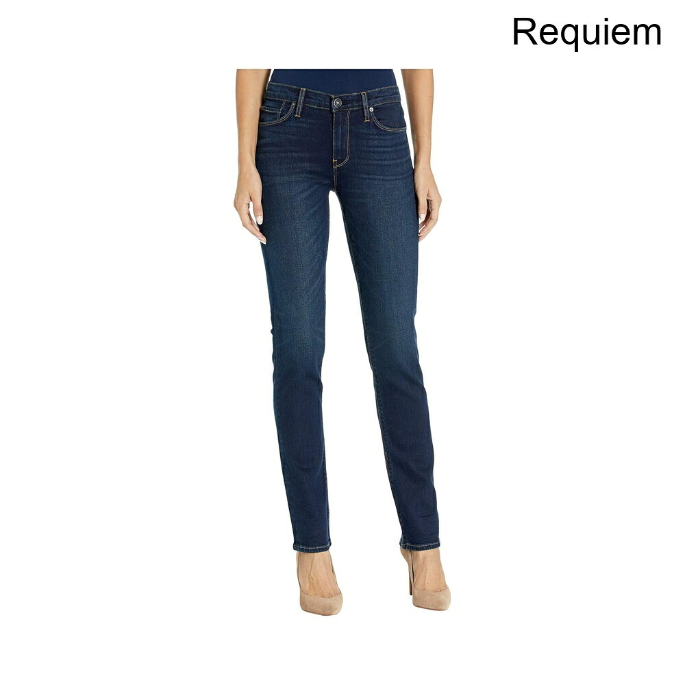 (取寄) ハドソンジーンズ ニコミッドライズストレートインレクイエム hudson jeans Nico Mid-Rise Straight in Requiem