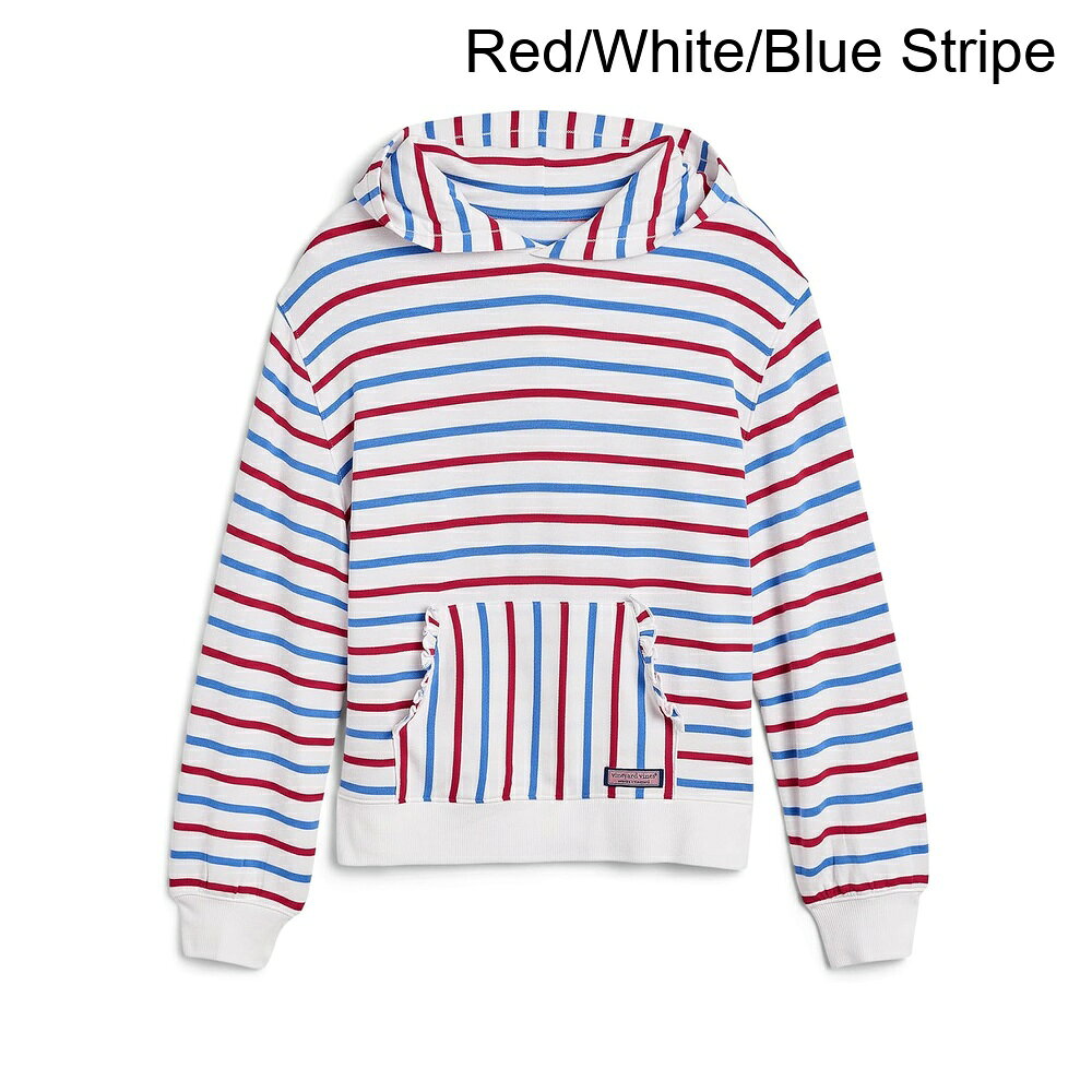 ■商品詳細■特徴 1ヴィンヤード・ヴァインズ® キッズ・ドリームクロス・フーディーは、家でくつろぐためや海でのひと泳ぎの後に寒さを避けるための完璧なレイヤーです。フード付きのプルオーバースタイル、長袖、ストレートヘムライン。■特徴 2胸元にコントラストストライプが入ったオールオーバーの柔らかい無地の色合い。■特徴 3レーヨン96%、スパンデックス4%。■特徴 4洗濯機で洗え、平干し。■特徴 5輸入品。■特徴 6製品の寸法はサイズXL（16ビッグキッド）を使用して測定されました。サイズによって寸法が異なる場合がありますのでご注意ください。■特徴 7寸法：長さ：22インチ■備考(取寄) ヴィンヤード・ヴァインズ ドリームクロスフーディー（トドラー/リトルキッド/ビッグキッド） vineyard vines Dreamcloth Hoodie (Toddler/Little Kid/Big Kid)キッズブラ ブラジャー ガールズ レディース ブランド スポブラ 下着 ファッション ジュニアsix_9644129