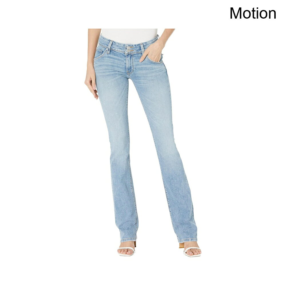(取寄) ハドソンジーンズ ベスミッドライズベビーブーツ(フラップ)インモーション hudson jeans Beth Mid-Rise Baby Boot (Flap) in Motion