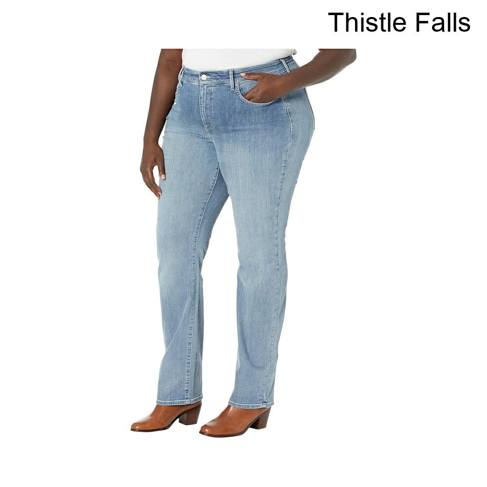 (取寄) エヌワイディージェイ プラスサイズマリリンストレートインシスルフォールズ nydj Plus Size Marilyn Straight in Thistle Falls