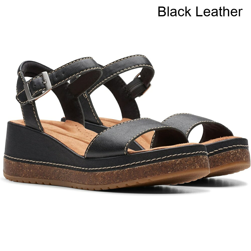 ■商品詳細■特徴 1このスタイリッシュで快適なClarks® Kassanda Lilyサンダルのペアを見逃さず、あなたの足にふさわしいご褒美を与えましょう！トレンディなレザーアッパーでデザインされており、これらのサンダルはどんなアウトフィットにも洗練さを加えます。ポリエステルのライニングは滑らかで快適なフィット感を保証し、ゴム製のインソールは一日中快適さを提供します。■特徴 2バックルクロージャー付きの調整可能な足首ストラップ。■特徴 3オープンでラウンドトゥのデザイン。■特徴 4ウェッジヒール。■特徴 5熱可塑性ゴムのアウトソール。■特徴 6輸入品。■特徴 7製品の測定はサイズ7、幅B - ミディアムを使用して行われました。測定値はサイズによって異なる場合がありますのでご注意ください。■特徴 8測定値：ヒールの高さ：2 6⁄11インチ 重量：0.429 kg■備考(取寄) クラークス カサンダリリー clarks Kassanda Lilyレディース シューズ モカシン 靴 ブランド カジュアル ファッション 大きいサイズ ビックサイズsix_9939658