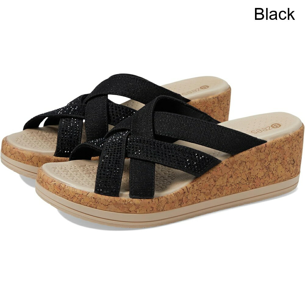(取寄) ビジーズ レインウェッジサンダル bzees Reign Wedge Sandals