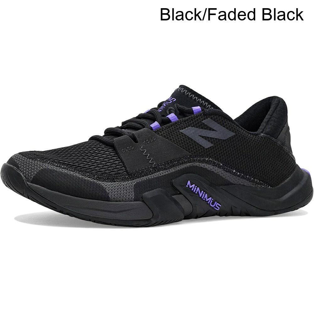 ■商品詳細■特徴 1クッション性のある快適さと優れたパフォーマンスを提供するNew Balance® Minimus TR v2シューズは、トレーニングセッションやジムに最適な選択肢です。これらのシューズのアッパーはウール製で、FuelCellミッドソールフォームは前進を助ける推進力を提供します。これらのトレーニングシューズは、終日快適なゴム製インソールとコットンライニングで設計されています。ミッドフットのゴムラップは、ロープクライミングのための保護、グリップ、耐久性を向上させます。これらのレースアップシューズは、アウトドアアドベンチャーに最適な選択肢です。■特徴 2ラウンドトウシルエット。■特徴 3前足部とヒールにヘリンボーンデザインのゴムアウトソールで、トラクションと耐久性を提供します。■特徴 4輸入品。■特徴 5製品の測定はサイズ7、幅B - ミディアムを使用して行われました。測定値はサイズによって異なる場合がありますのでご注意ください。■特徴 6測定値：ヒールの高さ：0⁄1インチ 重量：0.454 kg 0.227 kg■備考(取寄) ニューバランス ミニマスTR V2 new balance Minimus TR V2New Balance ニューバランス レディース シューズ スニーカー スポーツ ブランド ランニング マラソン カジュアル ストリートsix_9955784