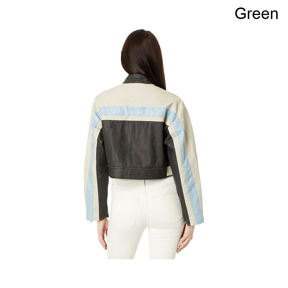 ジェットラグ楽天市場店の(取寄) ブランク nyc ヴィーガンレザーライサーモトジャケット blank nyc Vegan Leather Racer Moto Jacket｜アングル2