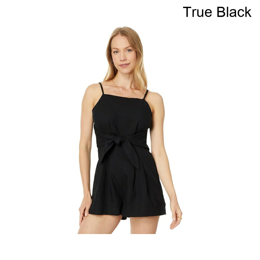 (取寄) メイドウェル タイウエストロンパー madewell Tie-Waist Romper