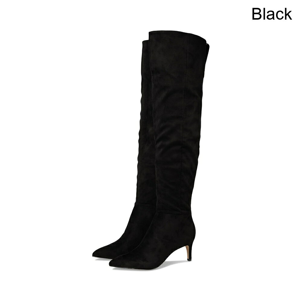 ■商品詳細■特徴 1Nine West® Sensaブーツを選んで、あなたのワードローブを引き上げましょう。このペアは、スティレットヒール、ファッショナブルなとんがりトウ、そしてスリークなデザインが特徴です。このブーツは決して流行遅れになることはありません。1978年に設立されたNine Westは、女性が昼夜を問わずスタイルを持って世界に挑むことを支援します。膝上までのブーツは、フェイクスエードのアッパー、テキスタイルのライニング、パッド入りのフットベッドで構成されています。■特徴 2インセットジッパーサイドクロージャー。■特徴 3合成ゴムのアウトソール。■特徴 4輸入品。■特徴 5製品の測定はサイズ7、幅Mを使用して行われました。測定値はサイズによって異なる場合がありますのでご注意ください。■特徴 6測定値：ヒールの高さ：2 2⁄5インチ■備考(取寄) ナインウエスト センザ nine west Sensaレディース サンダル トングサンダル ブランド シューズ カジュアル 女性 大きいサイズ ビックサイズsix_9995335
