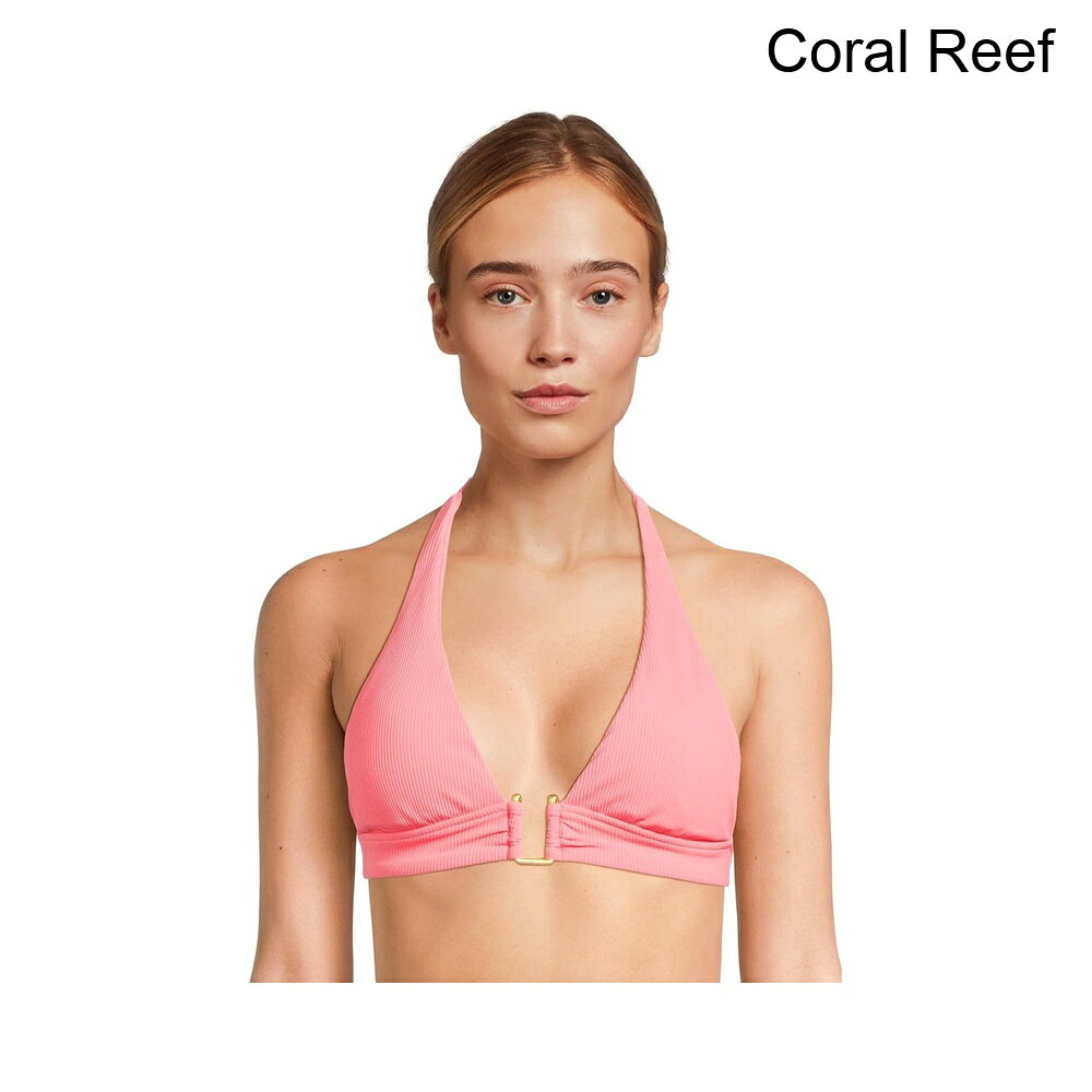 (取寄) ベッカ モダンエッジリブミラUバックルハルタートップ becca Modern Edge Rib Mira U Buckle Halter Top