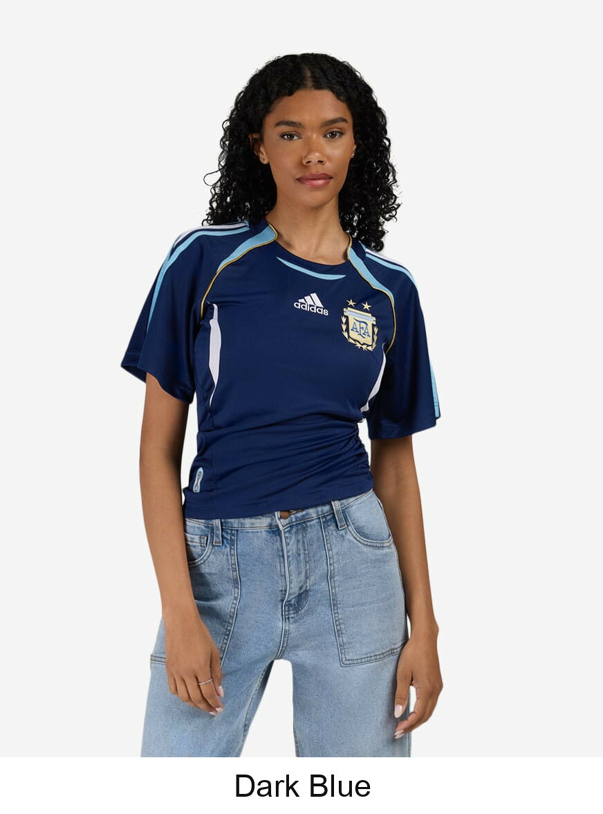 (取寄) アディダス レディース アルジェンティーナ リコンストラクチャード ジャージ Adidas Womens Argentina Reconstructed Bringback Jersey KE2289 Dark Blue