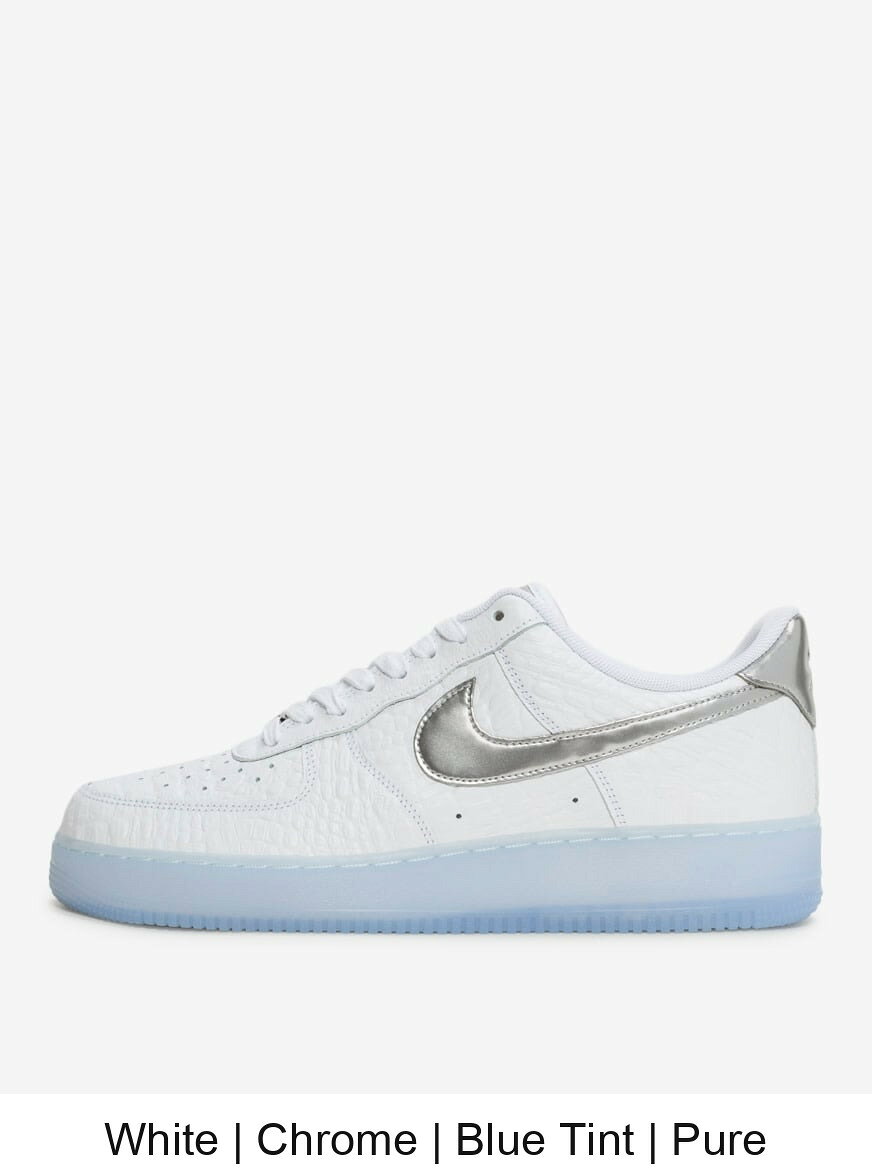 (取寄) ナイキ メンズ エアー フォース 7 Nike Mens Air Force 1 '07 IR1981-100 White | Chrome | Blue Tint | Pure Platinum